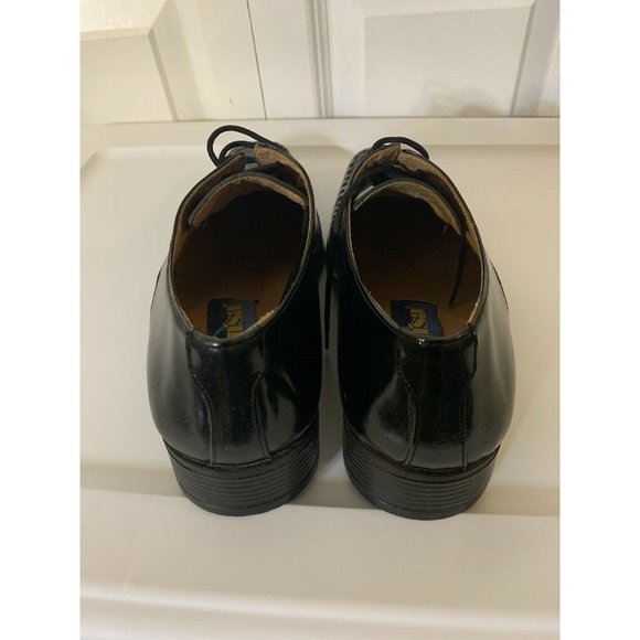 Yensa  Men’s Sz 10‎ Dress Shoes Black LACE UP OXFORDS